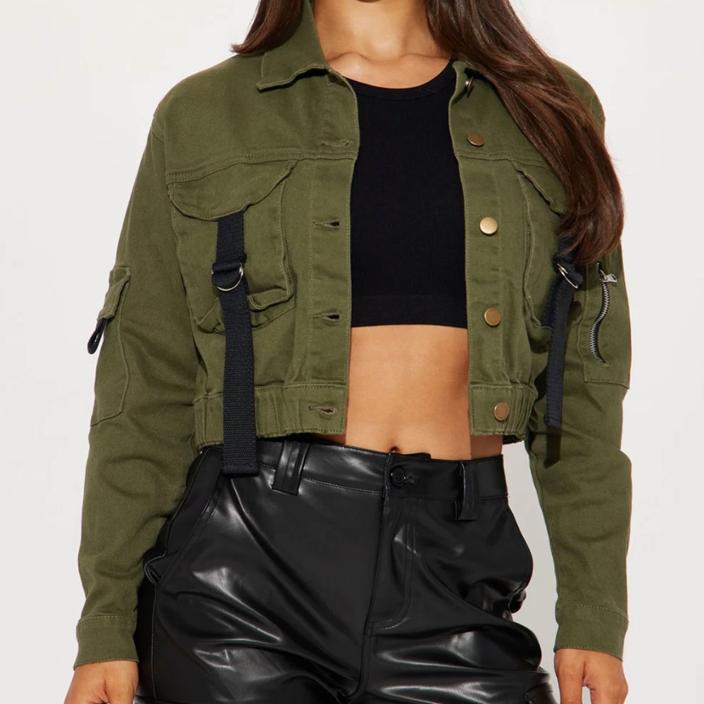 Love And War Jacket - Olive